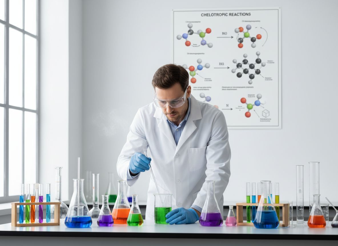 A kelotróp reakciók sztereokémiai jellemzői fontosak a szintézisben.