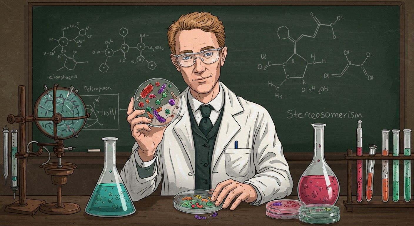 Pasteur felfedezései alapjaiban formálták a sztereoizomériát.