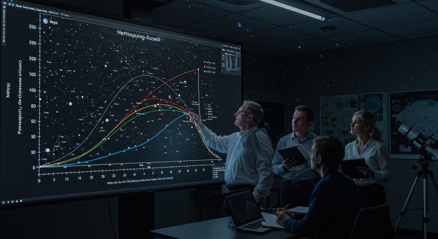 A HR-diagram segít a csillagok fejlődésének követésében.
