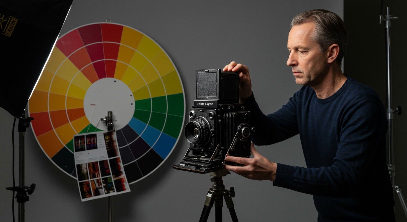 A háromréteges film színei megalapozták a digitális képeket.