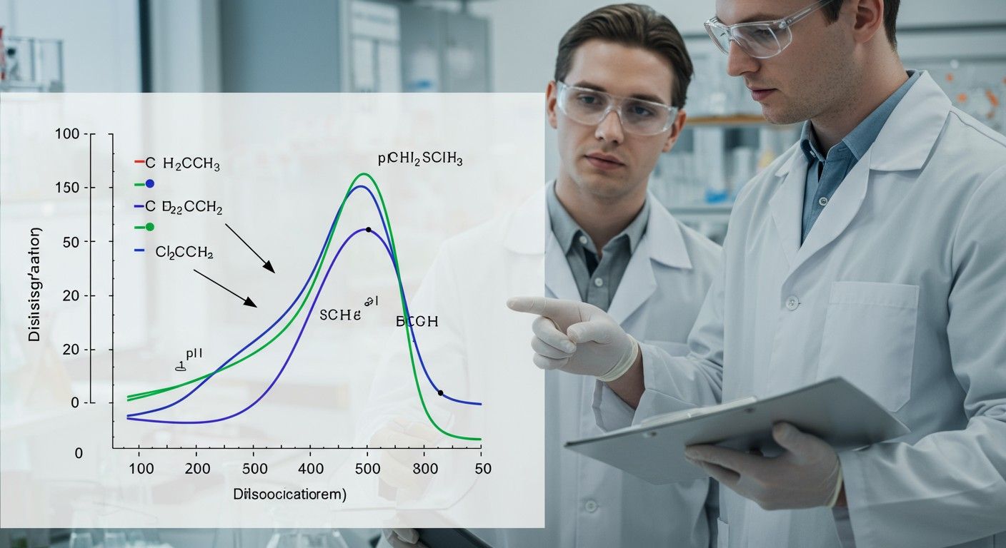 A disszociáció pH-függősége meghatározza a savak aktivitását.