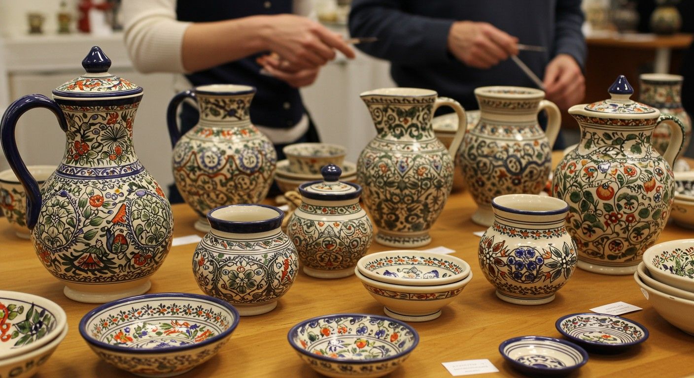 A fajansz stílusai között megtalálható a Majolika is.