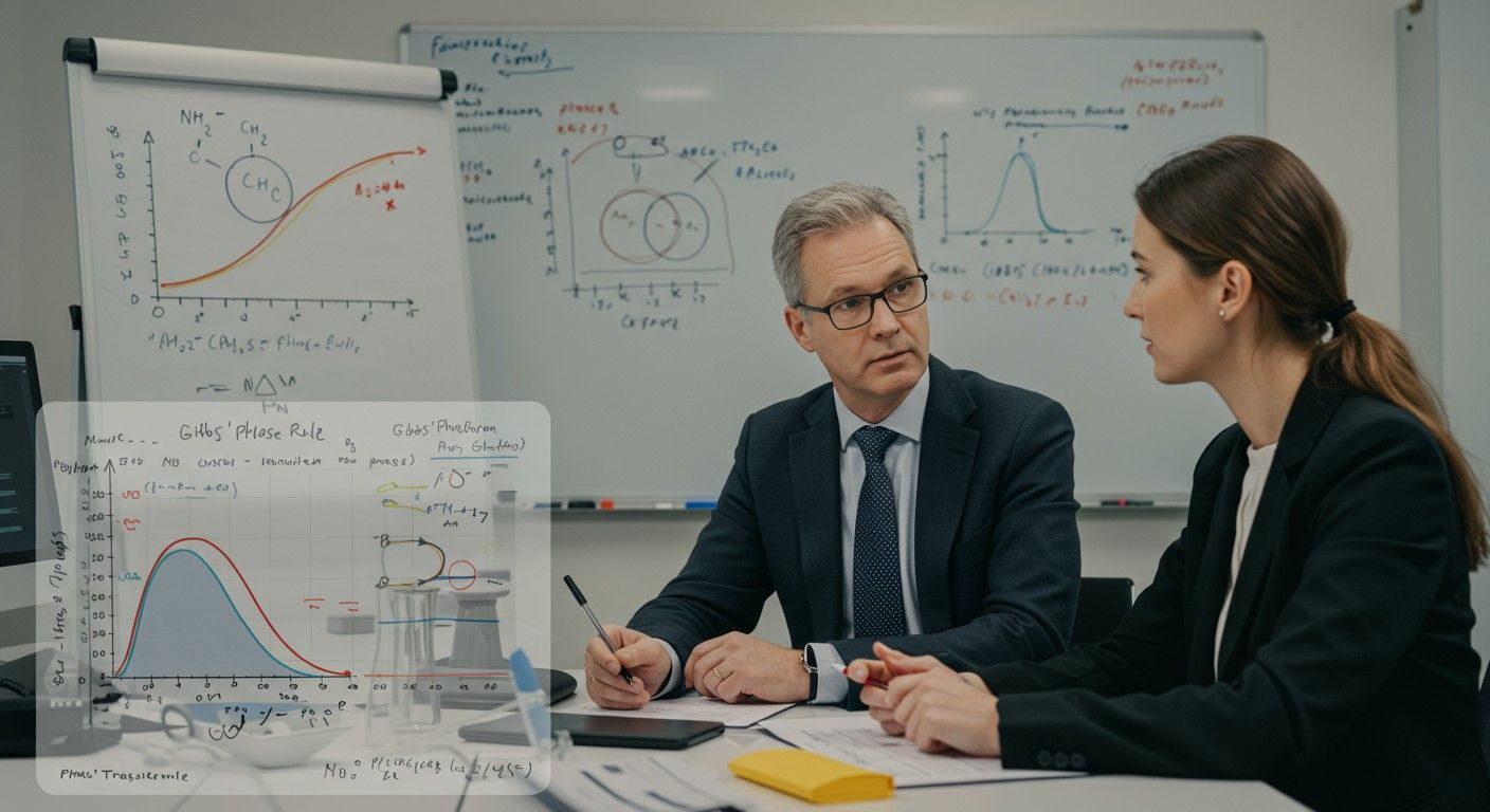 A fázisszabály alkalmazása korlátozott komplex rendszerekben.