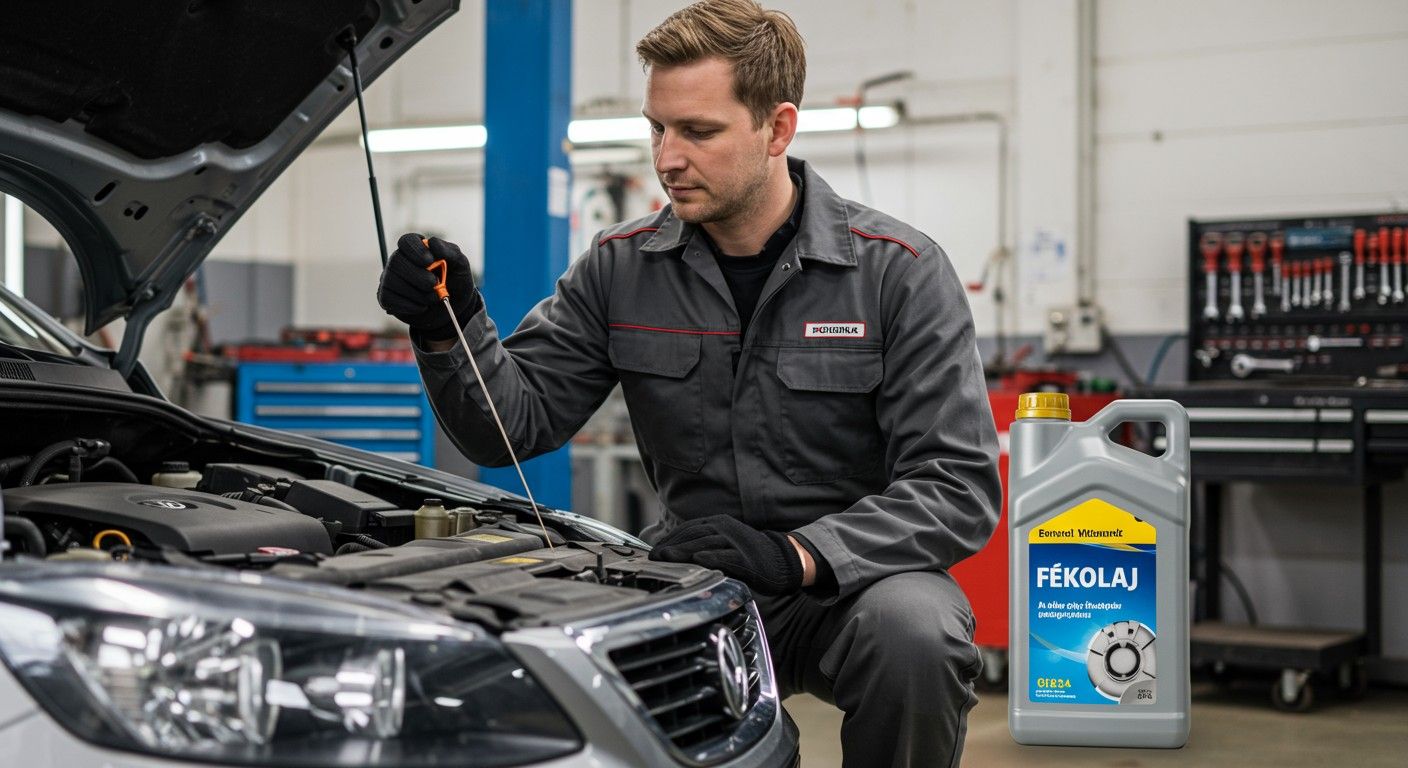 Fékolaj szintje életmentő biztonság az autózásban.