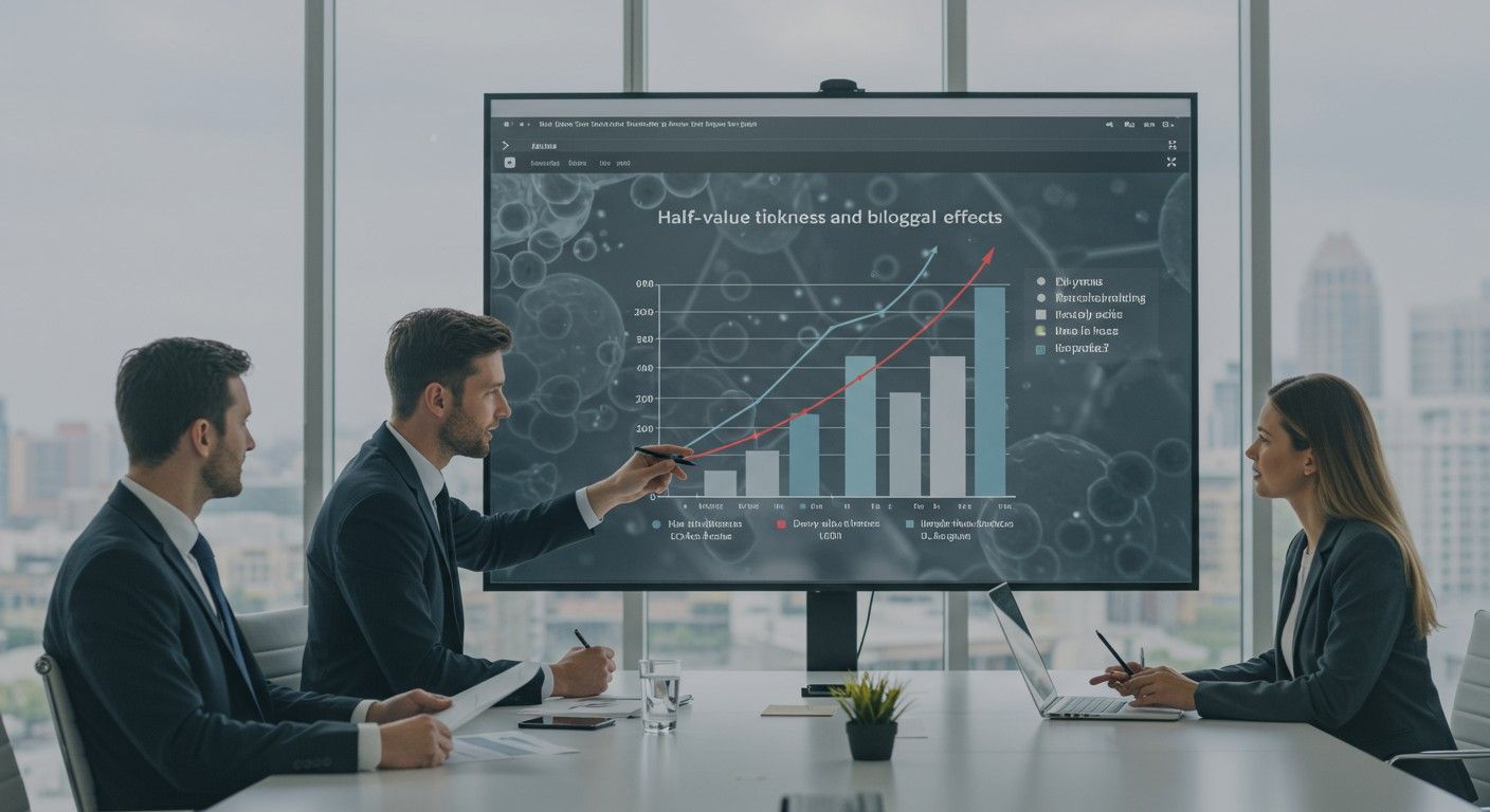 A felezési vastagság befolyásolja a sugárzás biológiai hatásait.