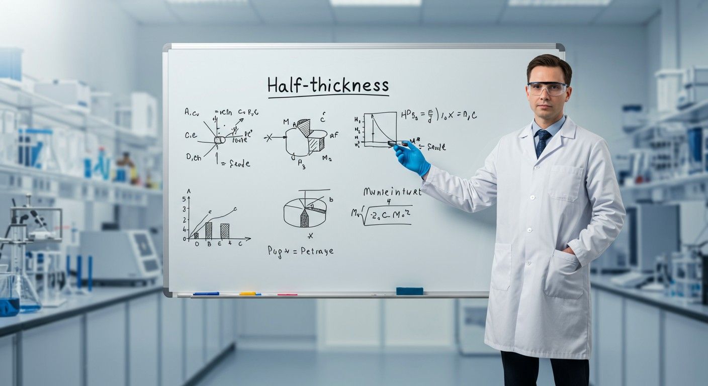 A felezési vastagság a radioaktív anyagok áthatolásának mértéke.