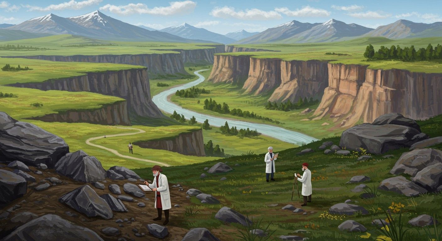 A földszerkezet változása alakítja a tájat és élőhelyeket.