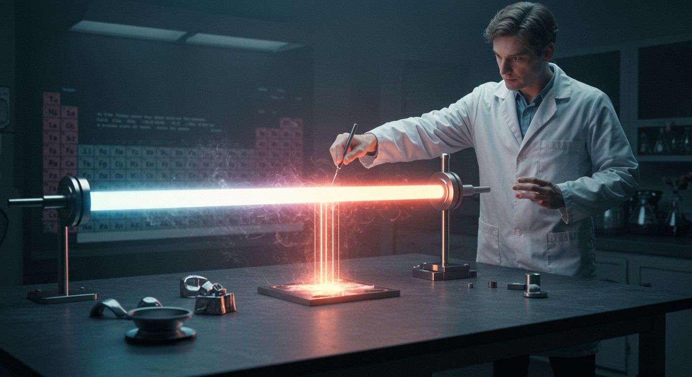 A fémes sugár erőssége a fémek atomtömegétől függ.
