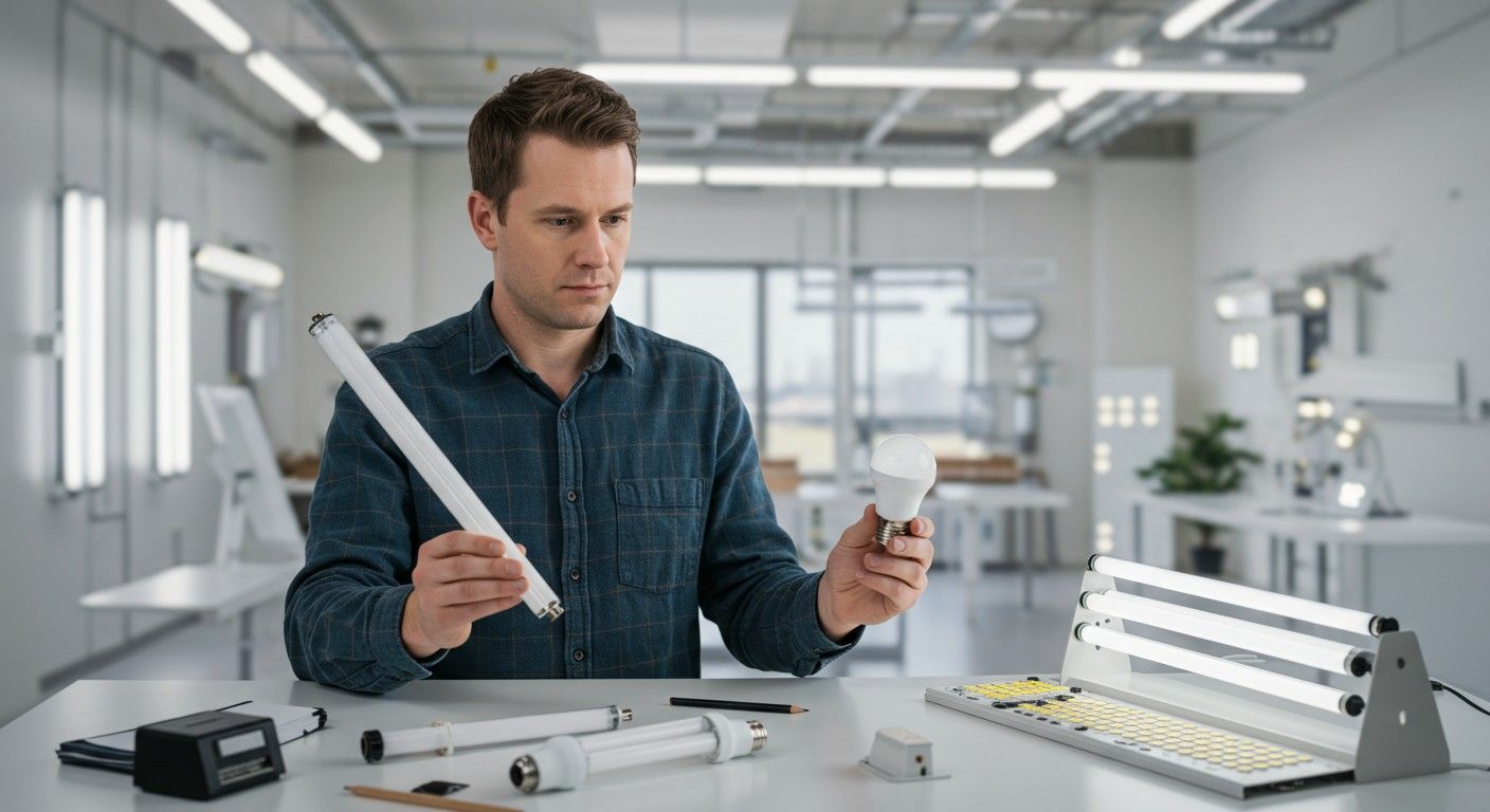 A LED technológia energiahatékonyabb alternatíva a fénycsőhöz.