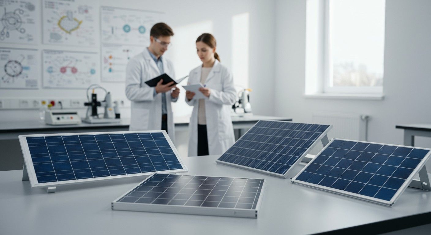 A napelemek hatékonyságát a fotonok energiája befolyásolja.