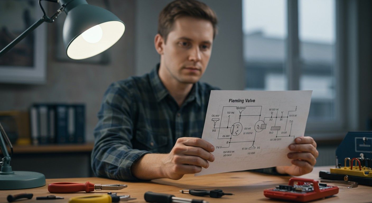 A Fleming-szelep egyirányú áramot enged át.