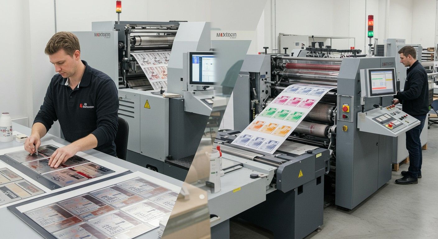 A flexonyomtatás színek és formák gazdag részletességét biztosítja.