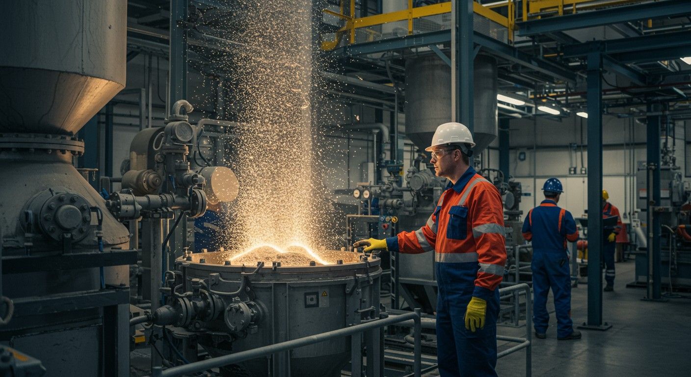 A fluidizáció javítja a hőátadást, de energiaigényes.