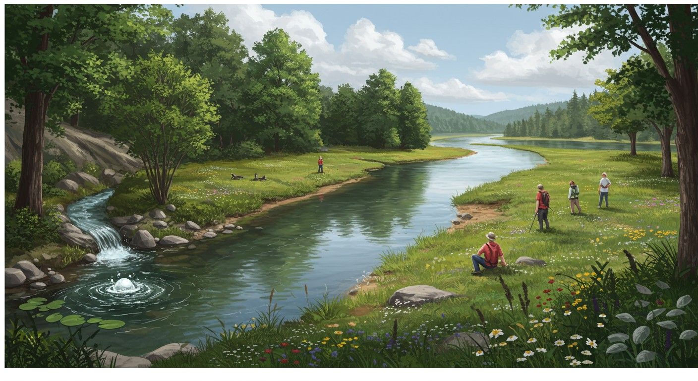 A folyók forrása a hegyekből ered, torkolata a tengerekbe.