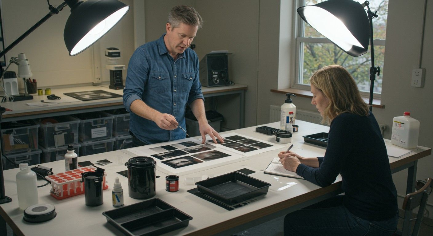 A fordított előhívás tipikus filmtípusai a C-41 és E-6.
