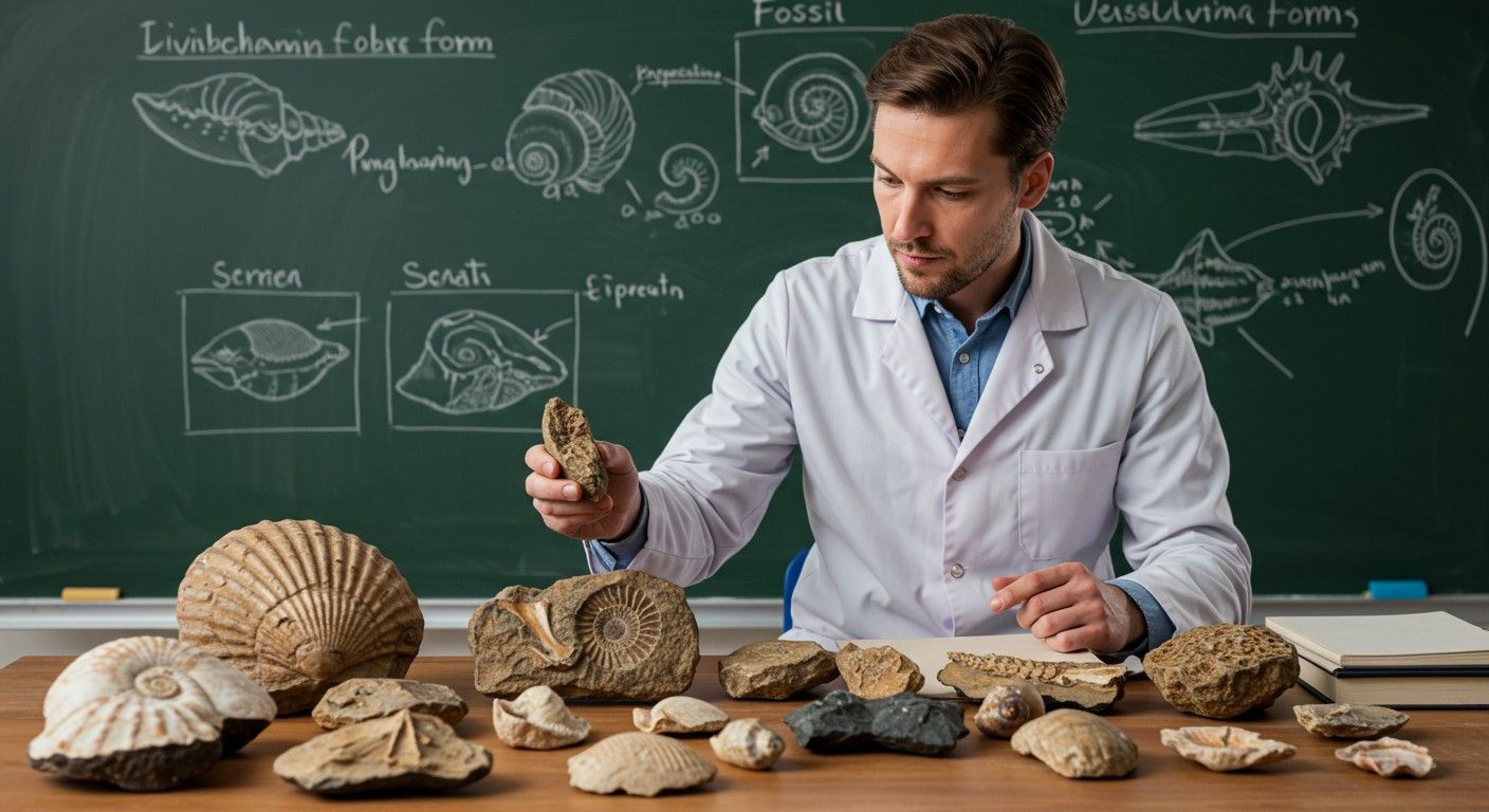 A fosszíliák különböző típusai az élőlények megőrződésén alapulnak.