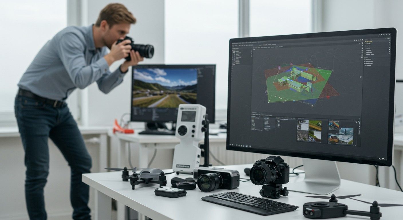 A fotogrammetria gyors adatgyűjtést tesz lehetővé 3D modellekhez.