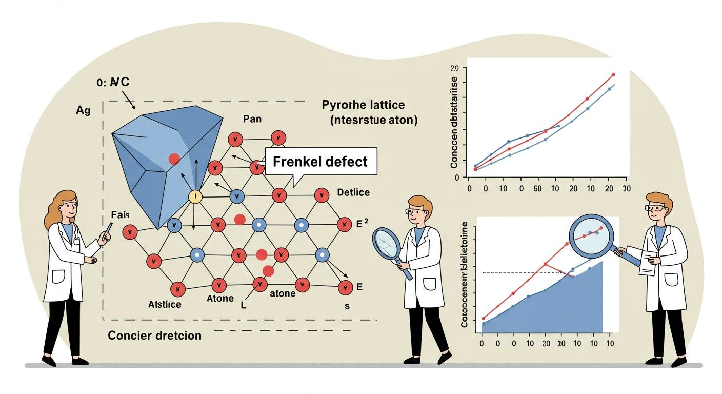 A Frenkel-hiba hőmérséklet-függő, anyagszerkezetet befolyásoló jelenség.
