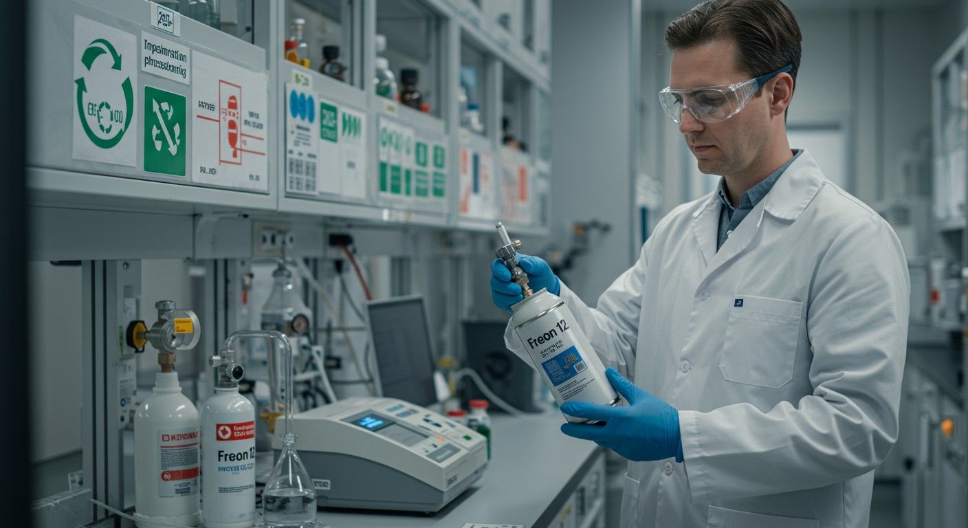 A Freon 12 globális betiltása a környezetvédelem érdekében.