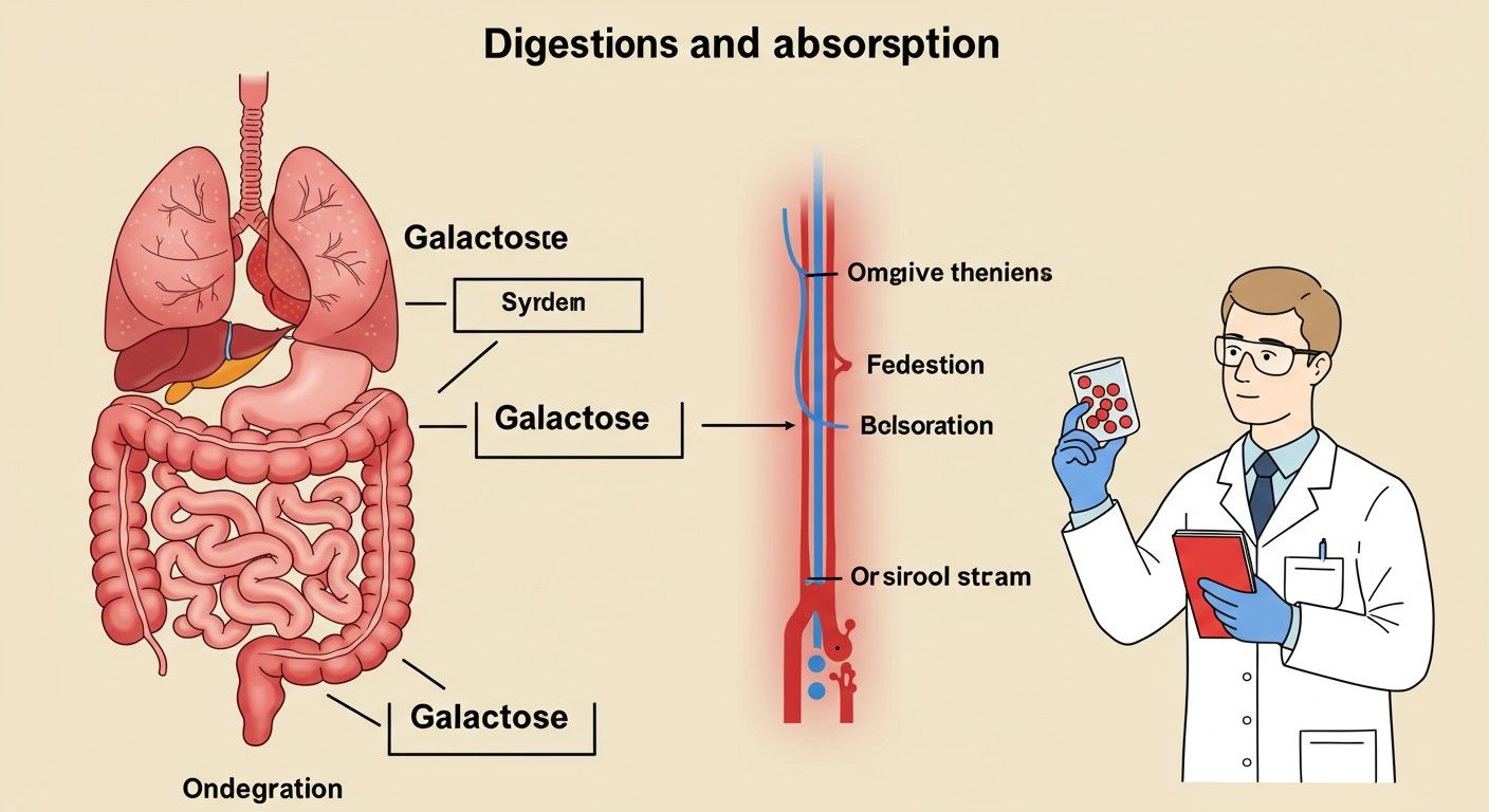 A galaktóz leginkább a laktózból származik az emésztés során.