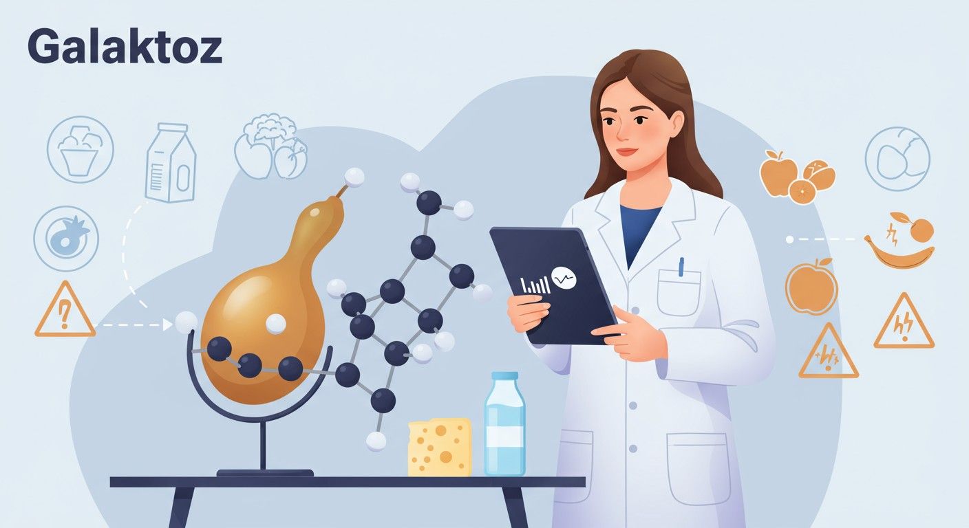 A galaktóz jótékony hatásai és lehetséges egészségügyi kockázatai.