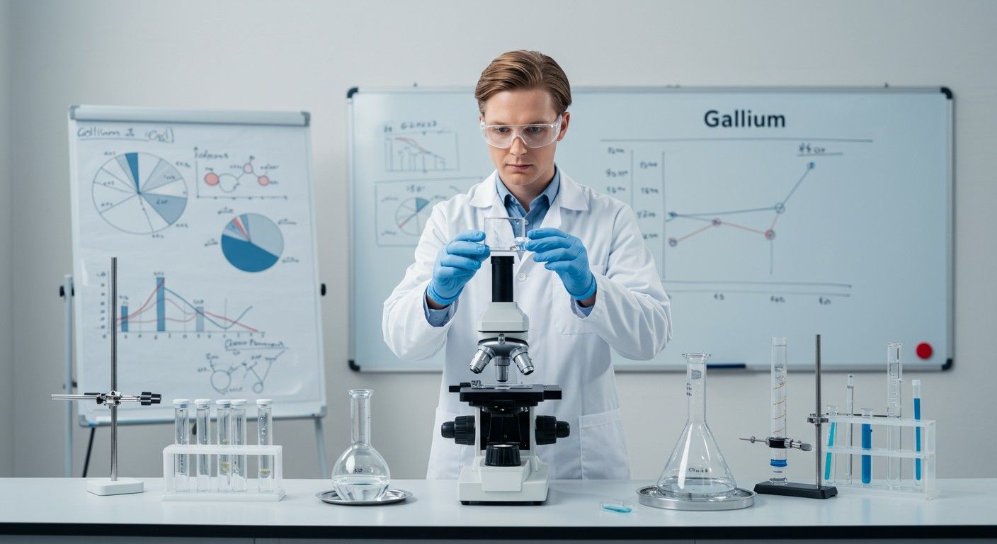 A gallium nanotechnológiában ígéretes anyag a jövőben.