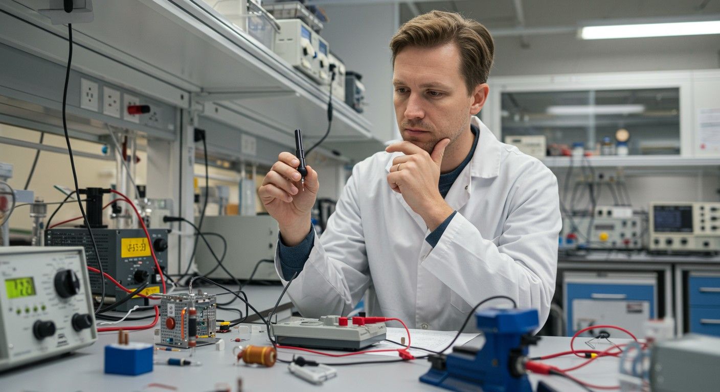 A galvanométerek precíz árammérésre használhatók laboratóriumokban.