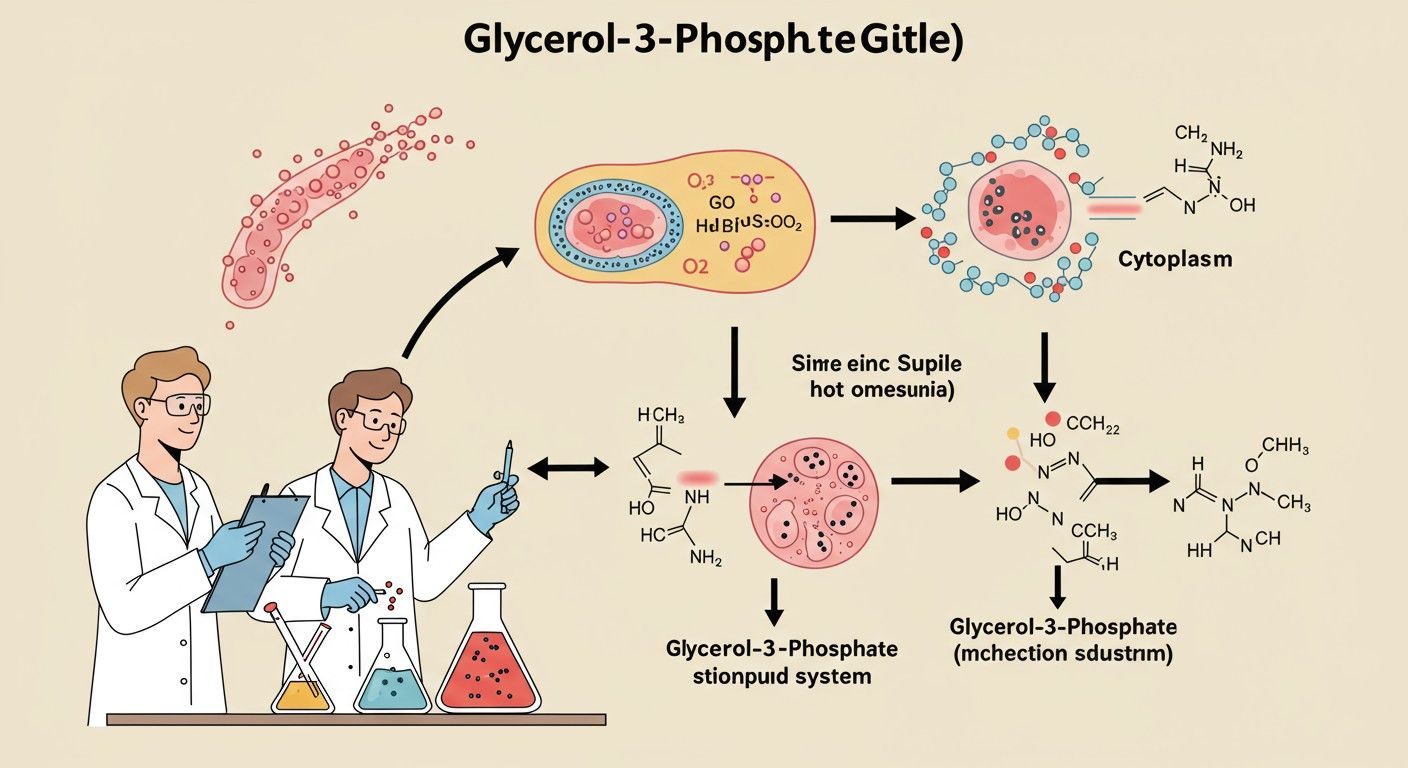 A G3P transzfer rendszer az oxidatív foszforilációban segít.