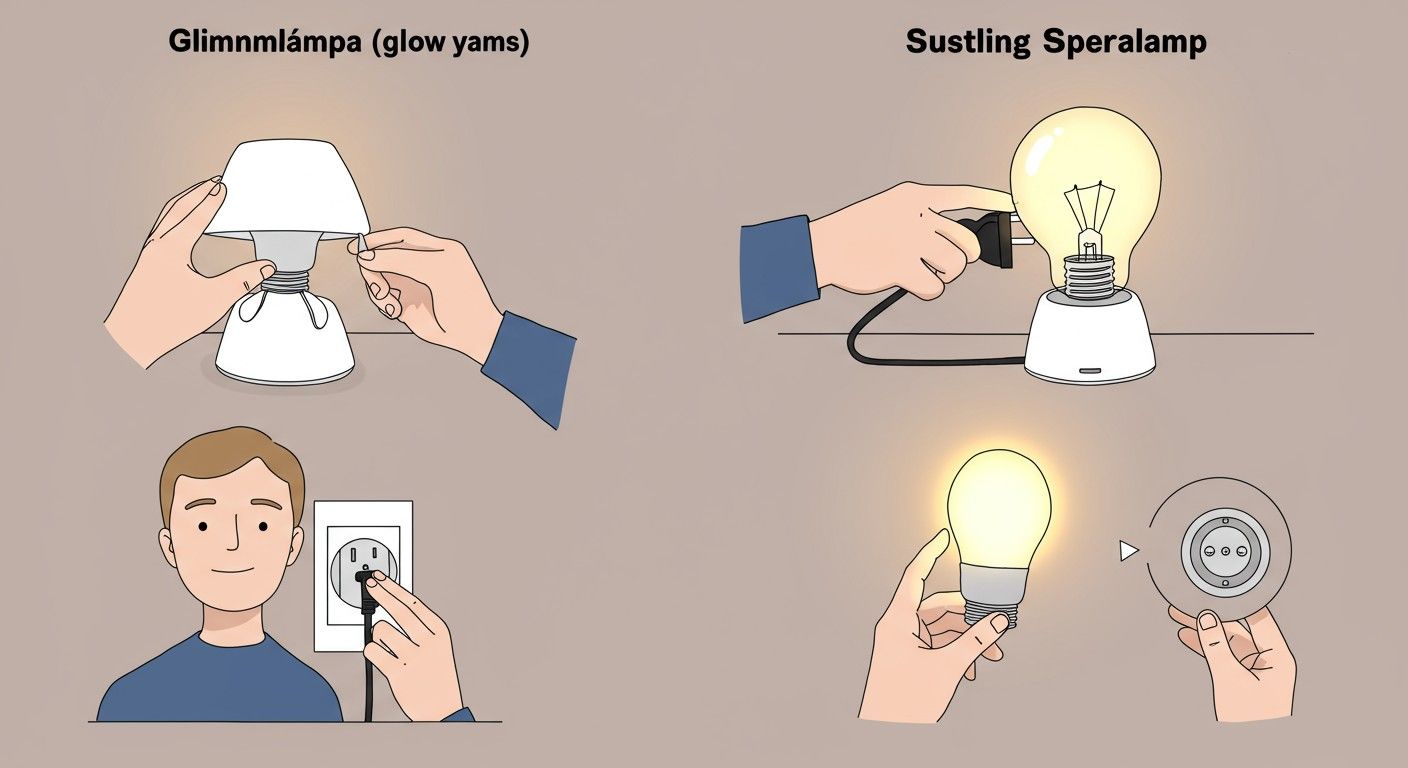 A glimmlámpa egy egyszerű, de hatékony fényforrás.