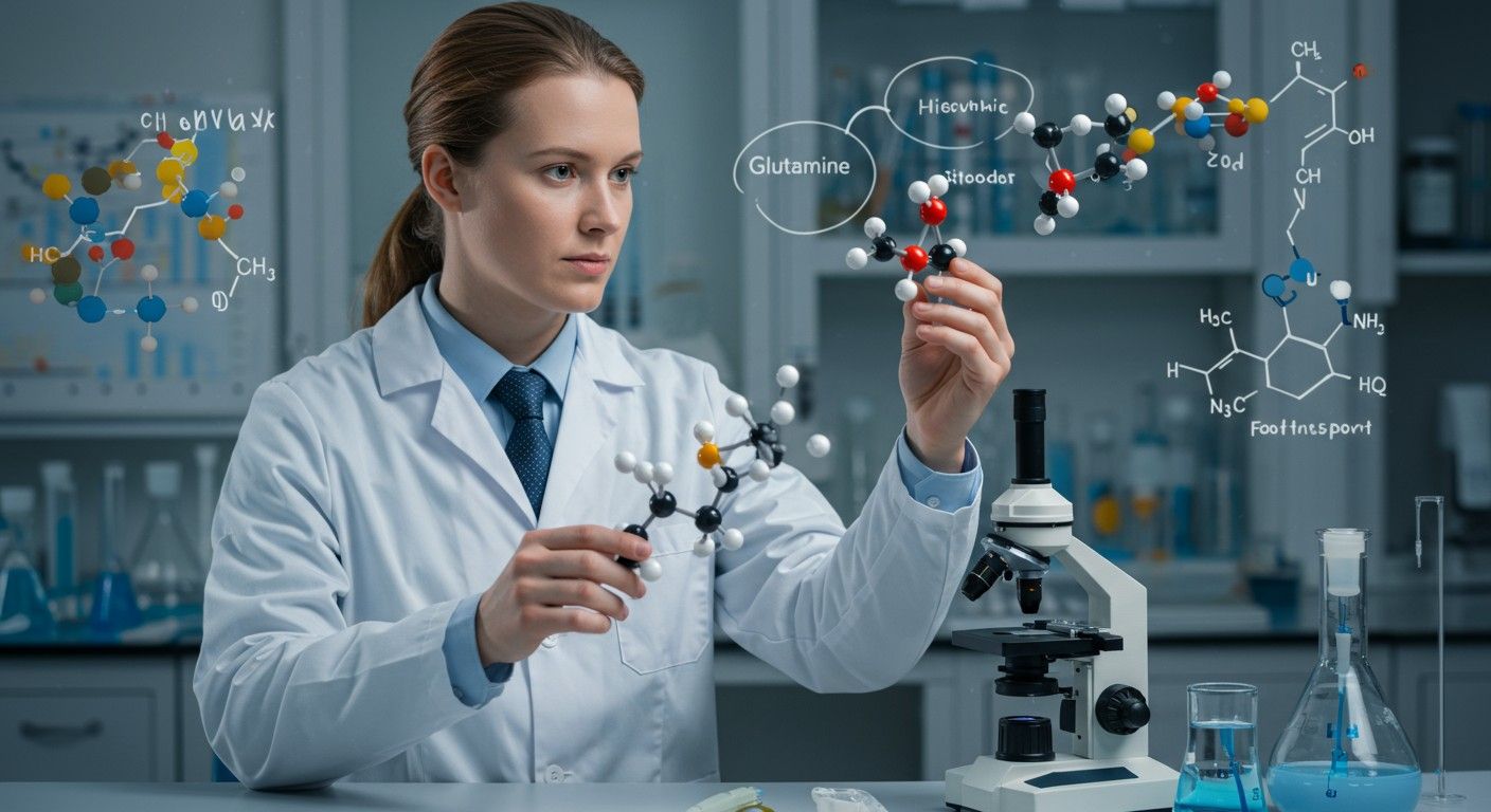 A glutamin kulcsszerepet játszik a sejtek nitrogénháztartásában.
