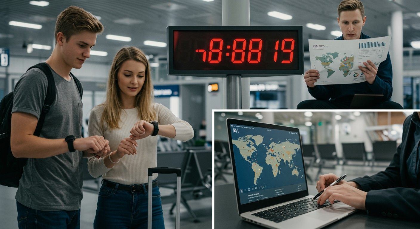 A GMT segít az időzónák közötti zökkenőmentes utazásban.