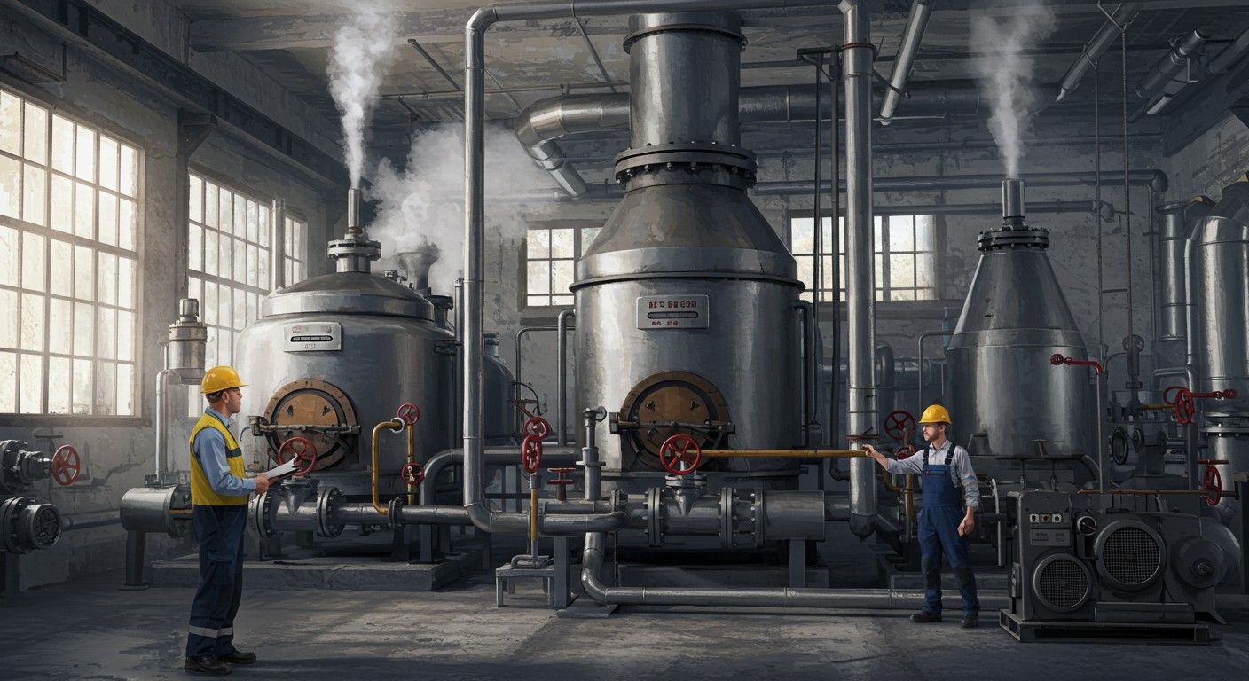A gőz ipari felhasználása energiaforrásként és nyersanyagként is fontos.
