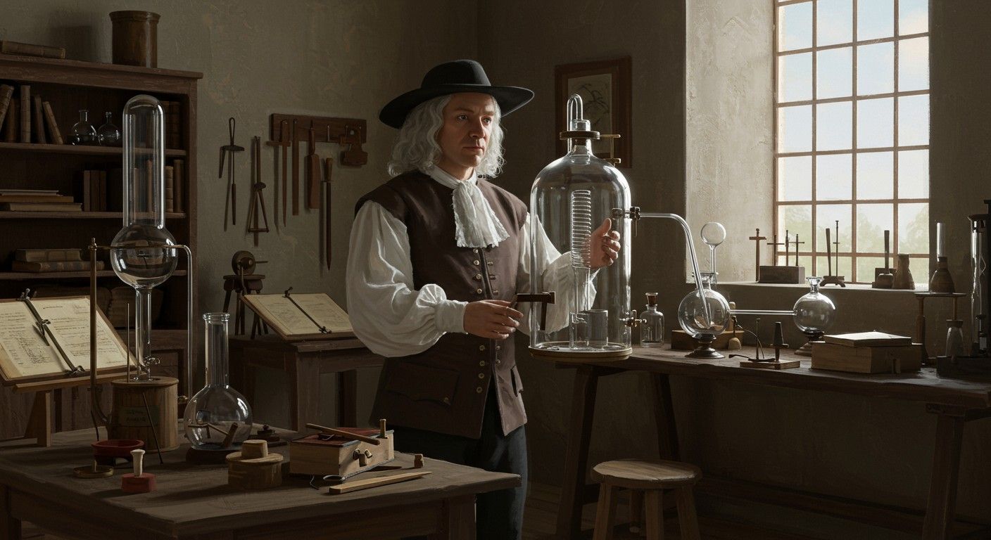 Guericke kísérletei megalapozták a vákuumelmélet tudományát.