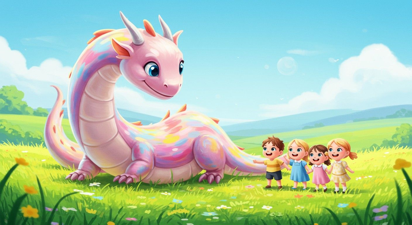 A Gum dragon játékos, de könnyen megbántódik.