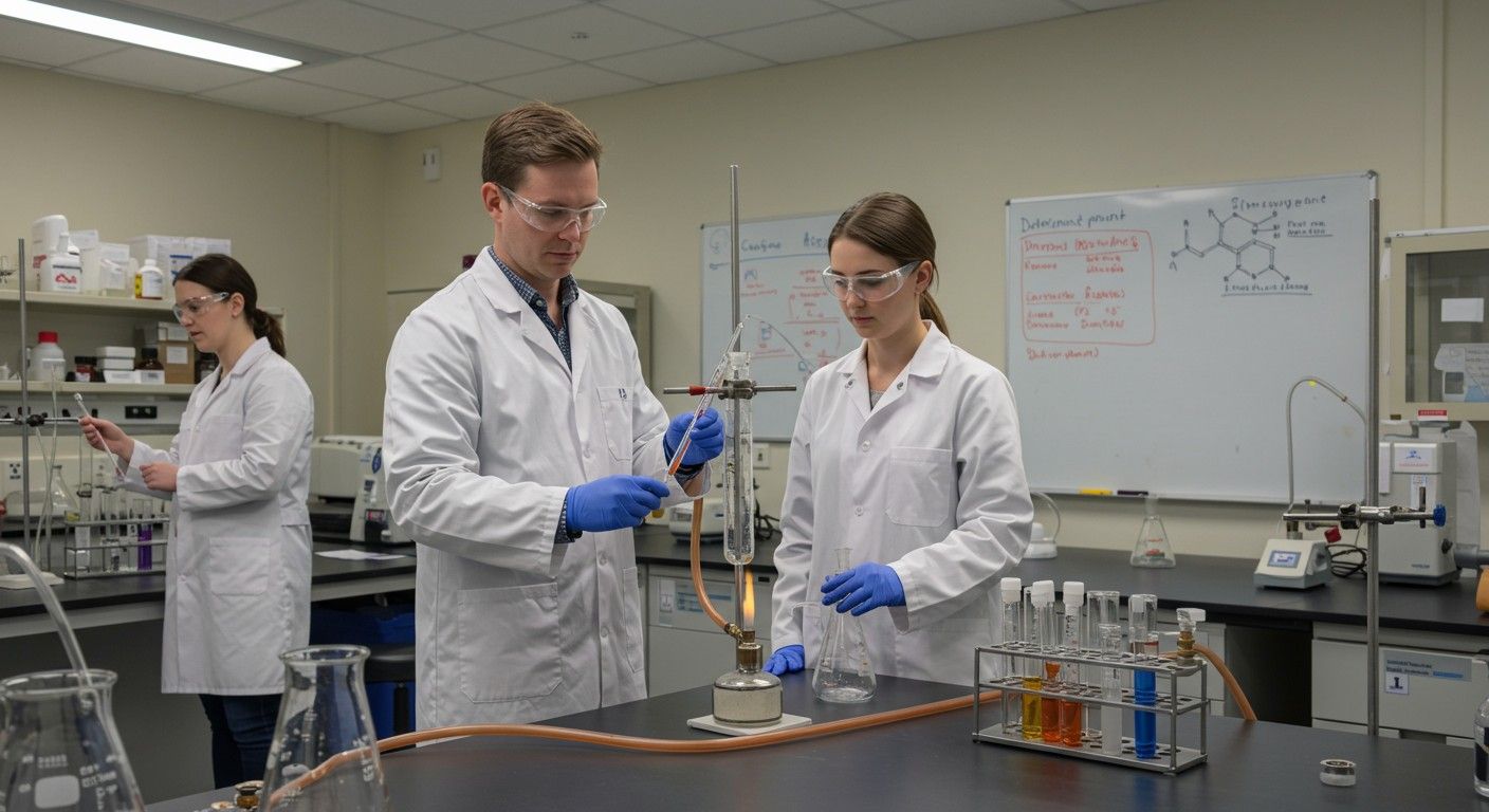 A gyulladáspont laboratóriumi mérése biztonsági és szabályozási szempontból fontos.