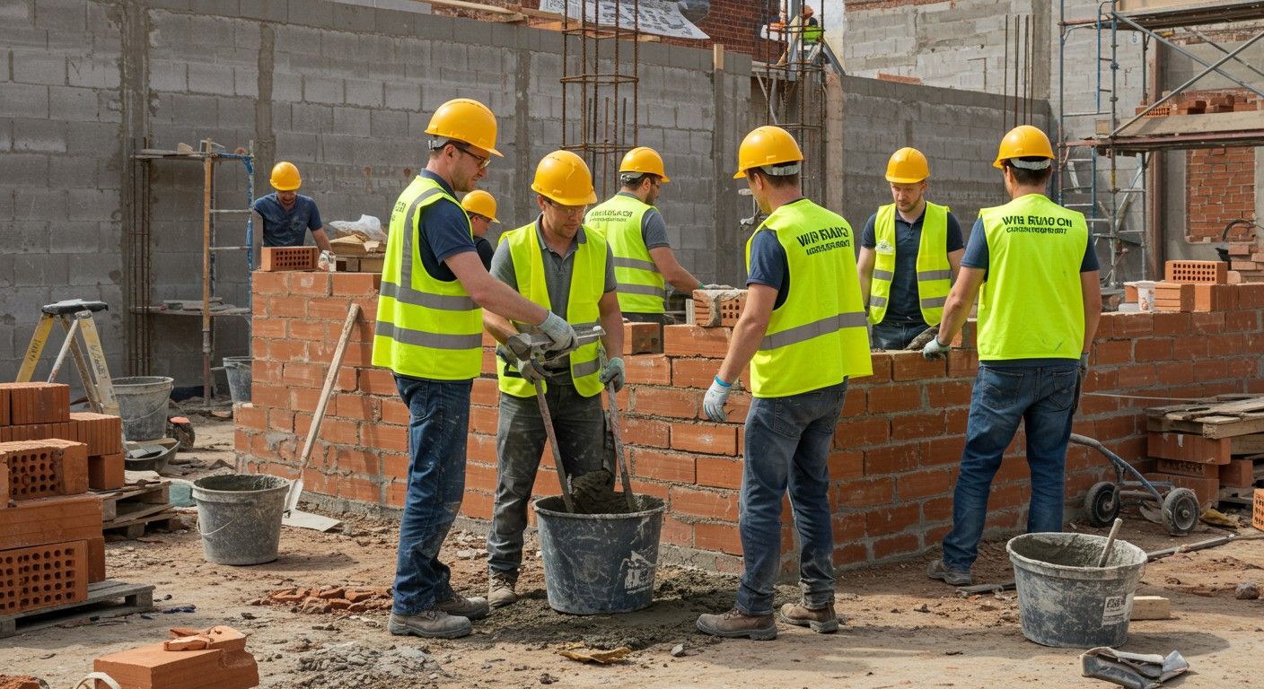 A habarcs javítja az épületek tartósságát és stabilitását.