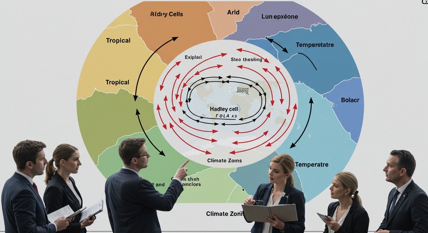 A Hadley-cella a trópusok és mérsékelt övezetek határát képezi.