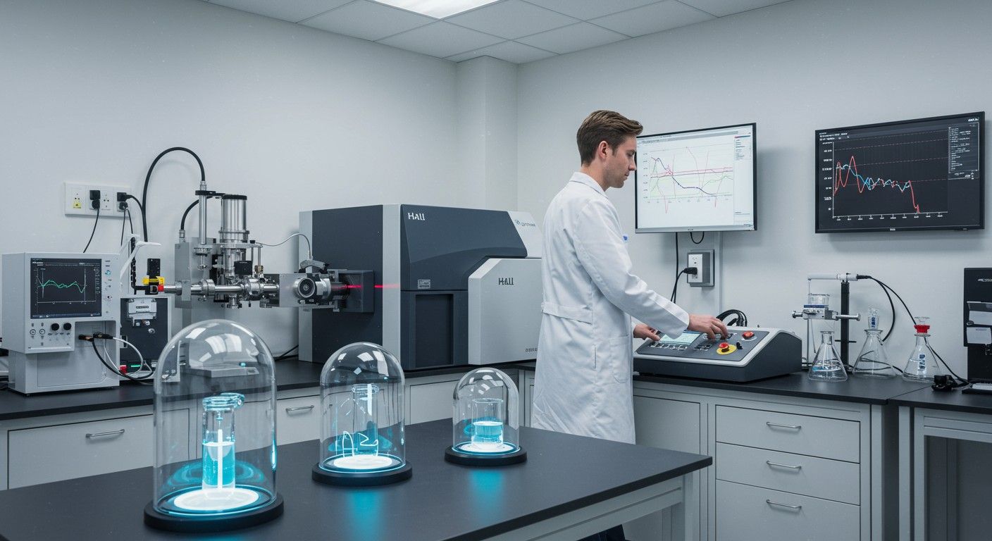 Hall innovatív eljárásai új távlatokat nyitottak a spektroszkópiában.