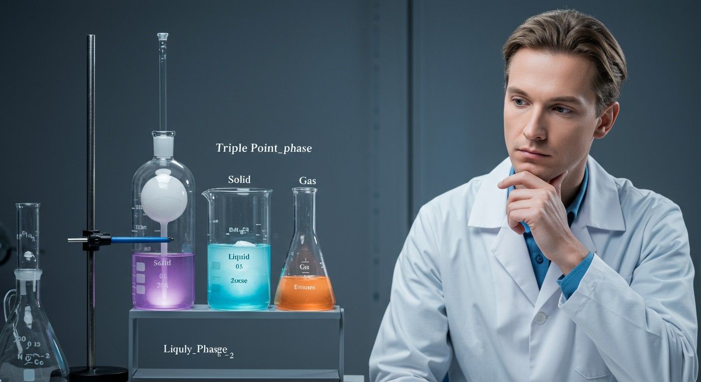 A hármaspont a fázisok egyensúlyának pontos mércéje.