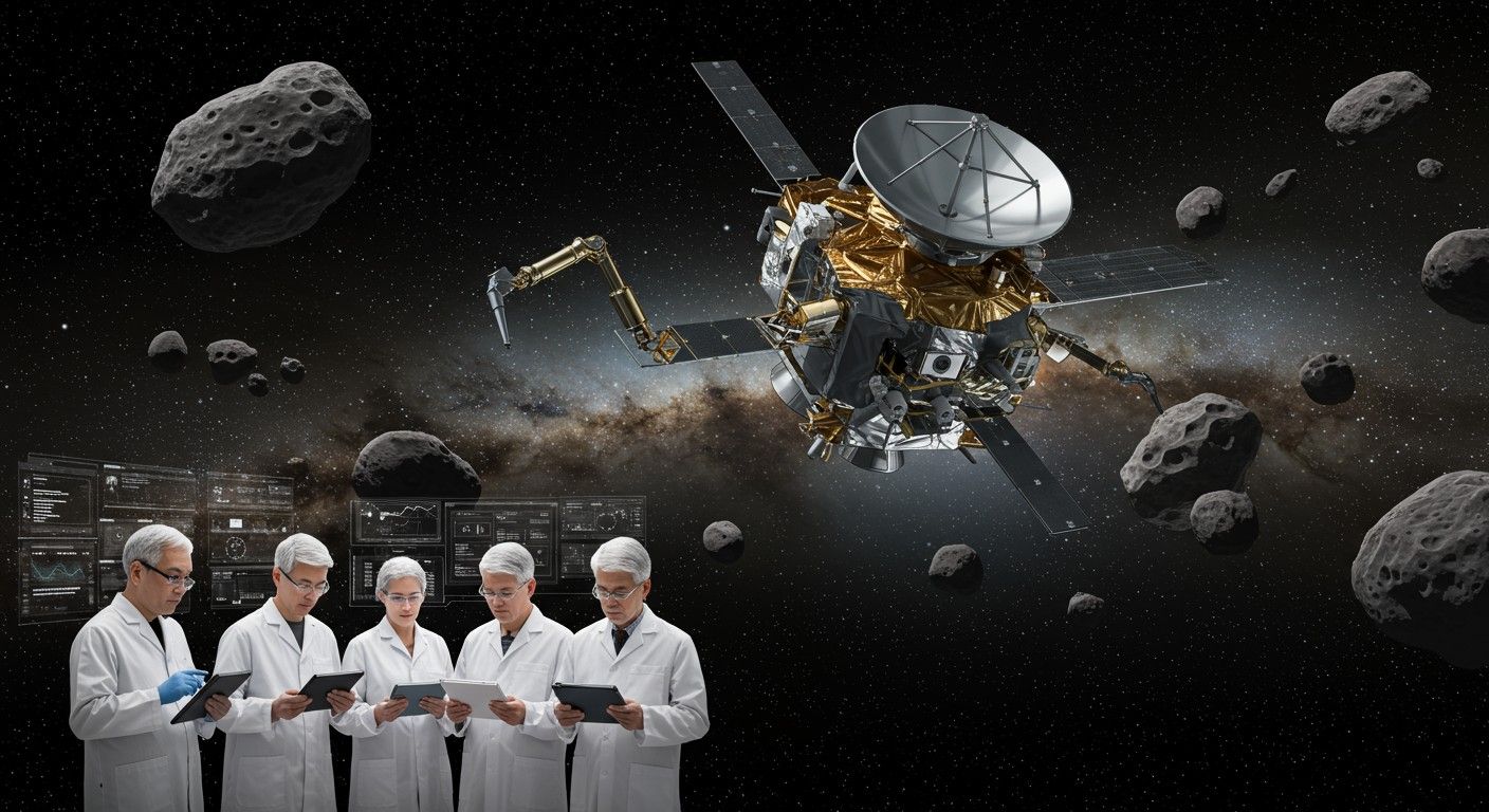A Hayabusa-2 különleges mintavételi technológiája forradalmi újítás.