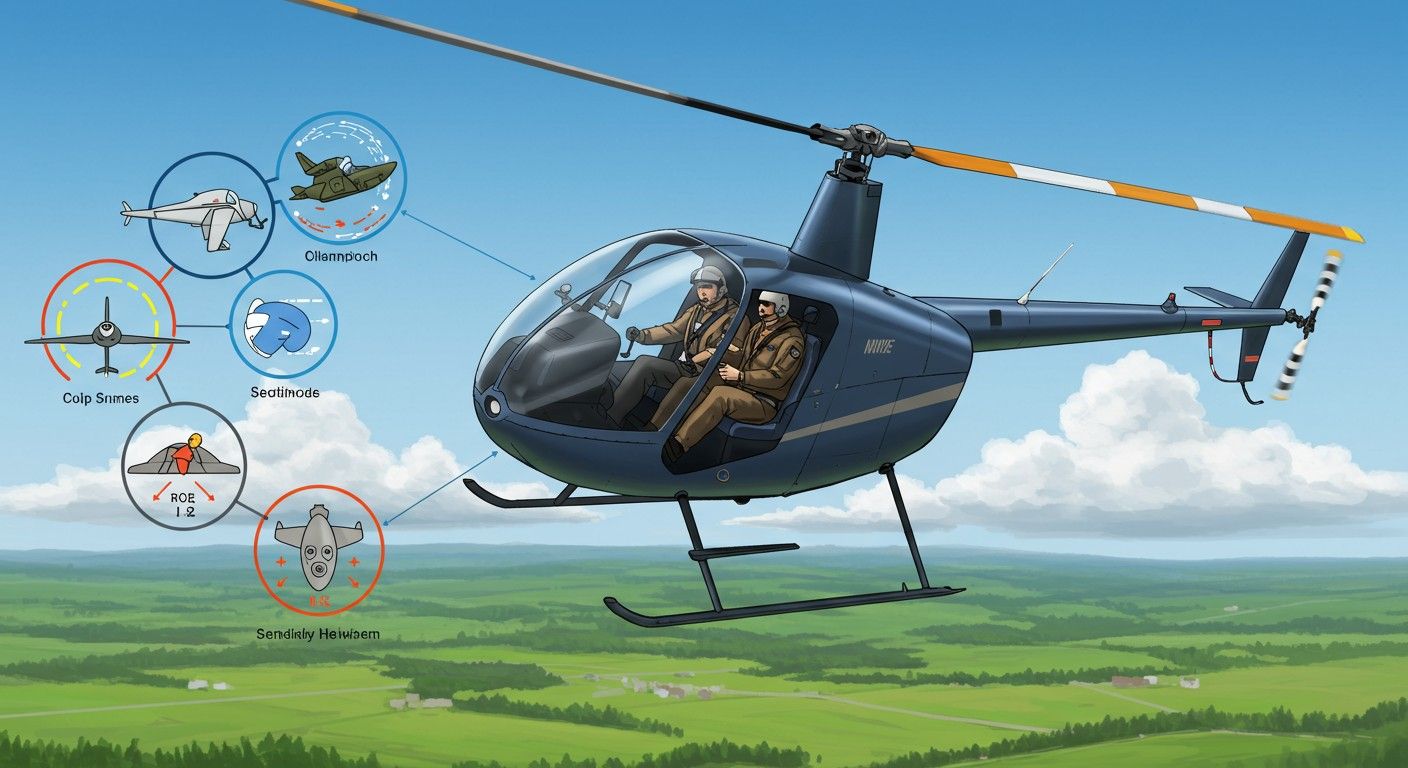 A helikopterek vertikális és vízszintes repülésre képesek.