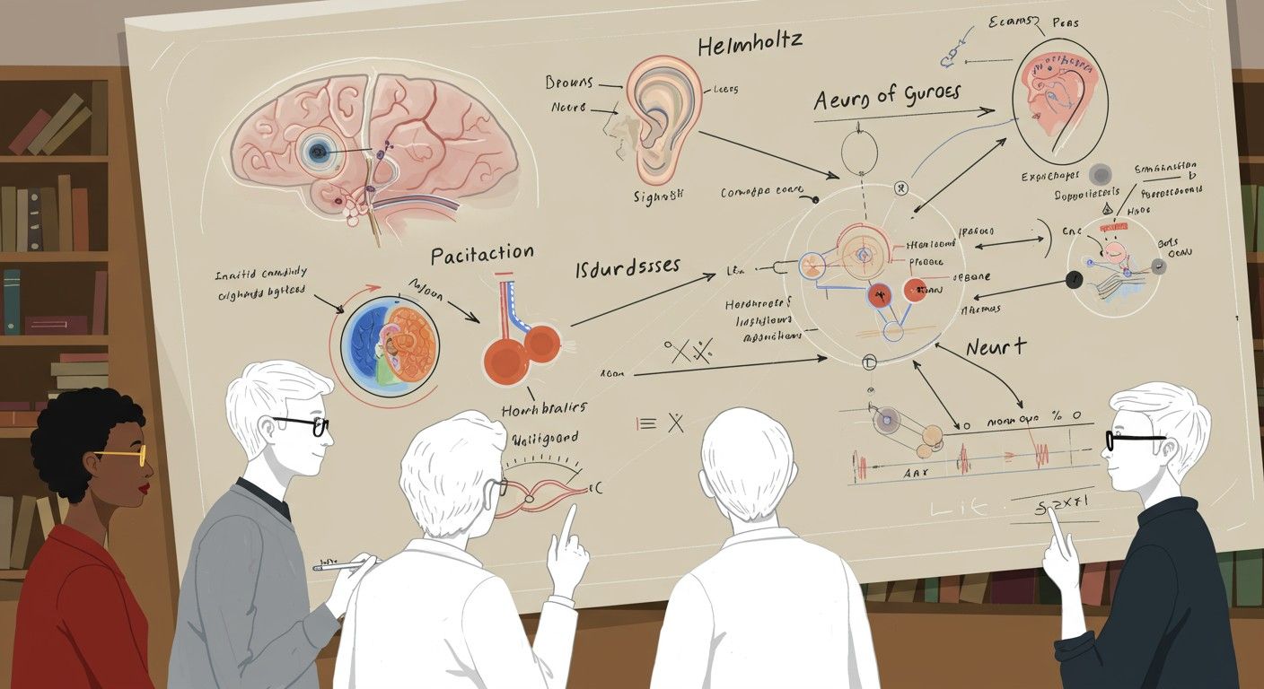 A Helmholtz-modell alapja a percepció tudományos magyarázata.