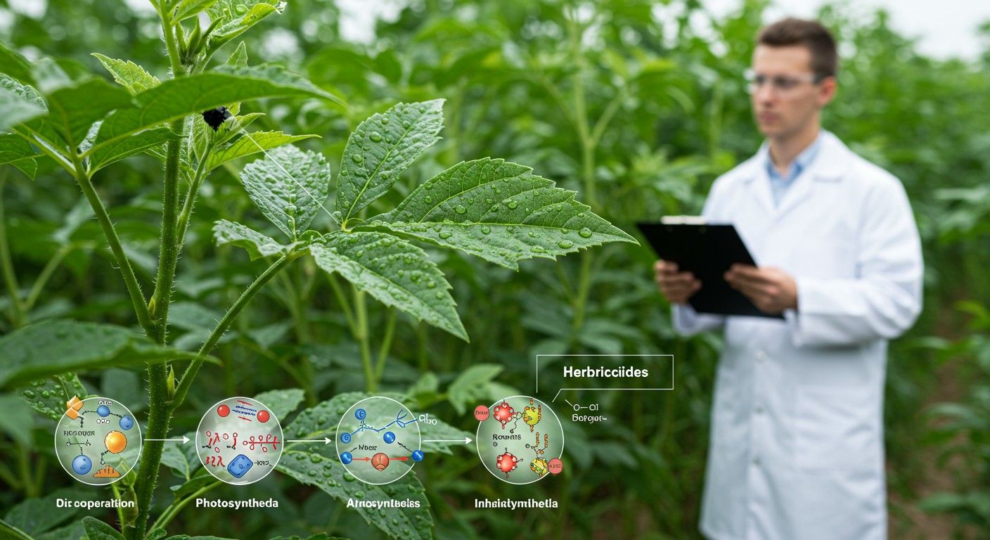 A herbicidek gátolják a növények fotoszintézisét és növekedését.