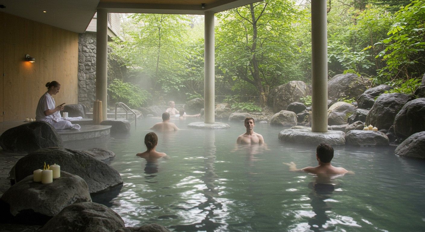 A hévforrások segítik a gyógyulást és a relaxációt.