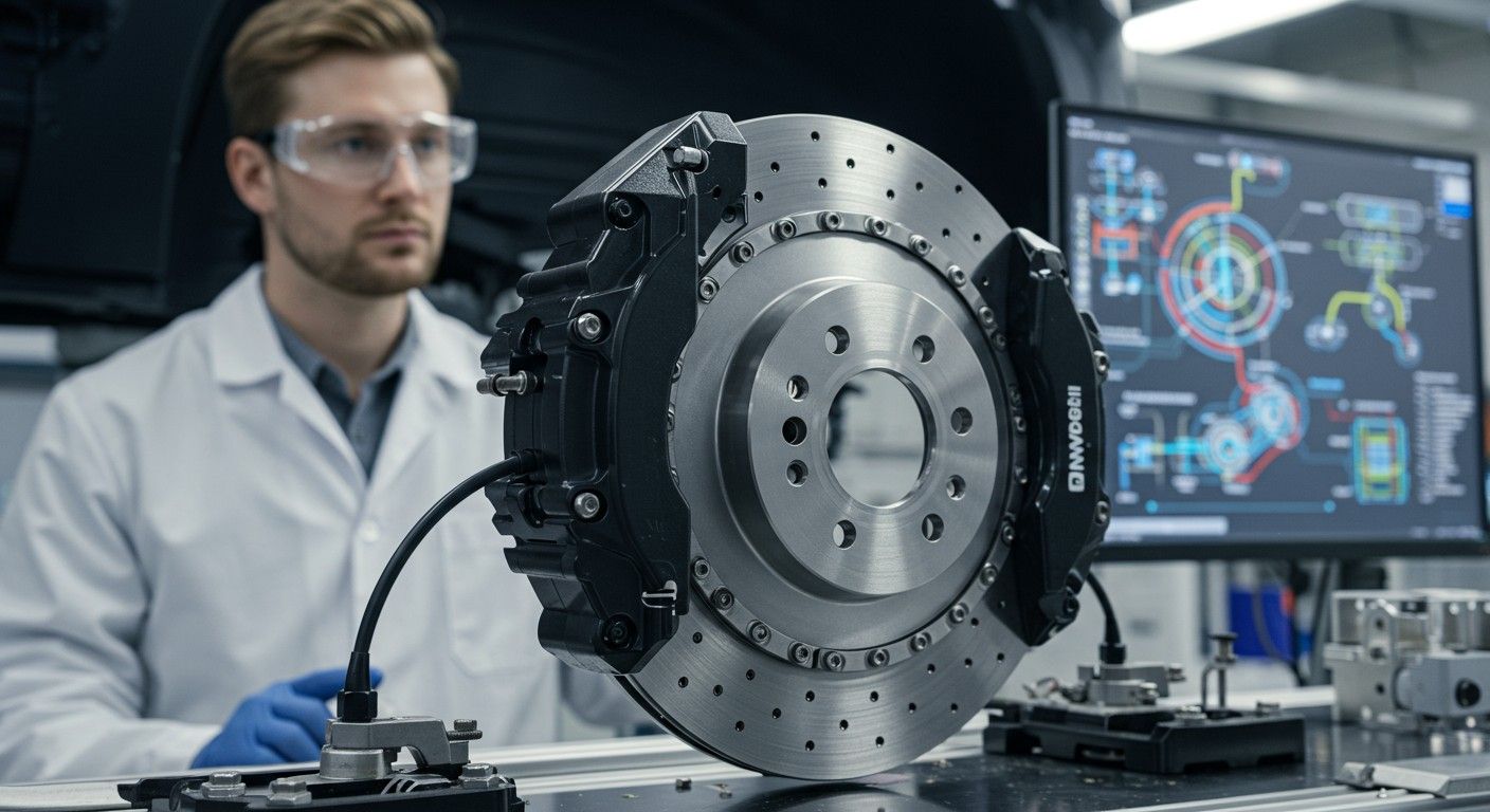 A jövő fékrendszerei egyesítik a fizikai és digitális technológiát.