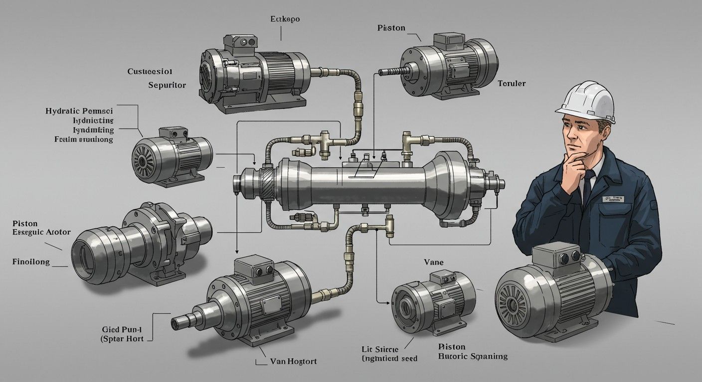 A hidraulikus szivattyúk különböző alkalmazásokhoz optimalizáltak.