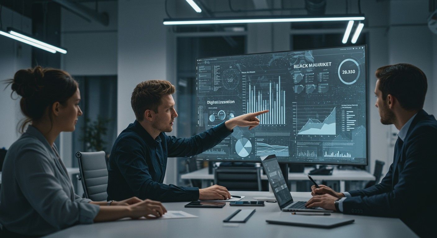 A digitalizáció elősegíti a fekete piacok globális terjedését.