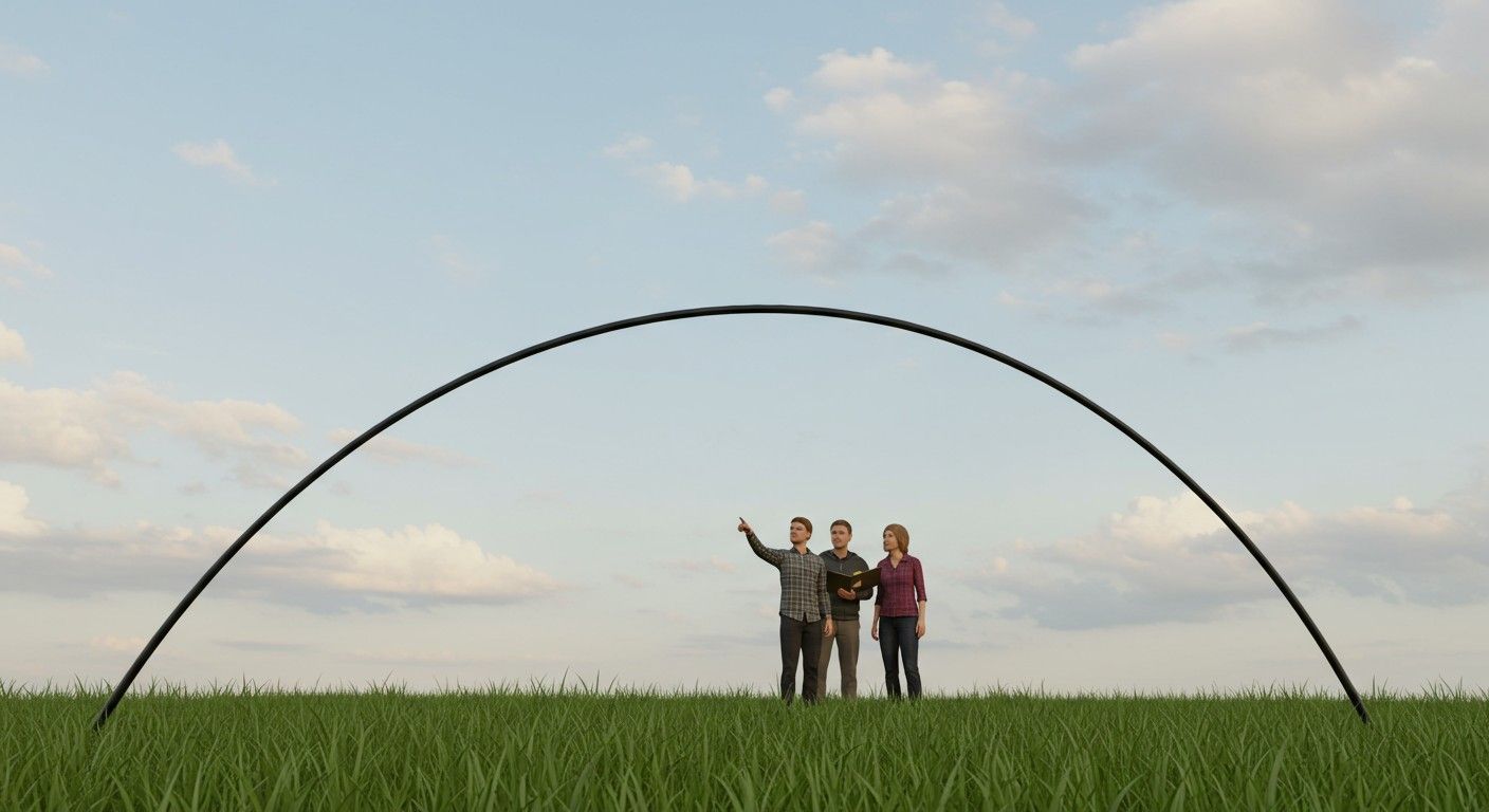 A parabola a gravitációs törvények nyomán képződik.