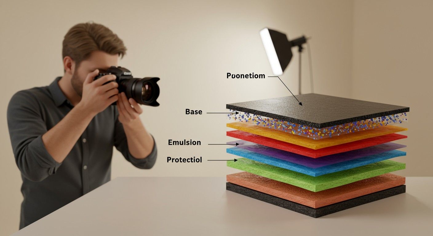 A filmhártya színképzése kulcsfontosságú a képek reprodukálásában.