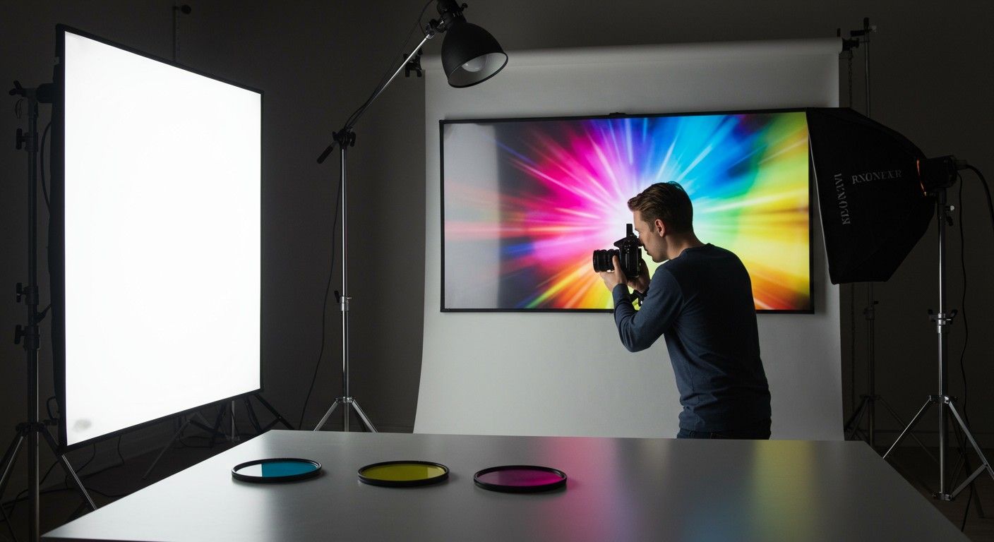 A film szubtraktív színkeverésével élénk színeket érhetünk el.